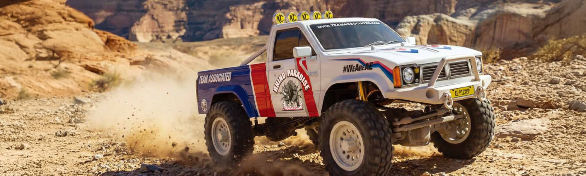 Team Associated RC10 Pickup Truck 1/12 4x4 Rock Crawler Kit (Clear